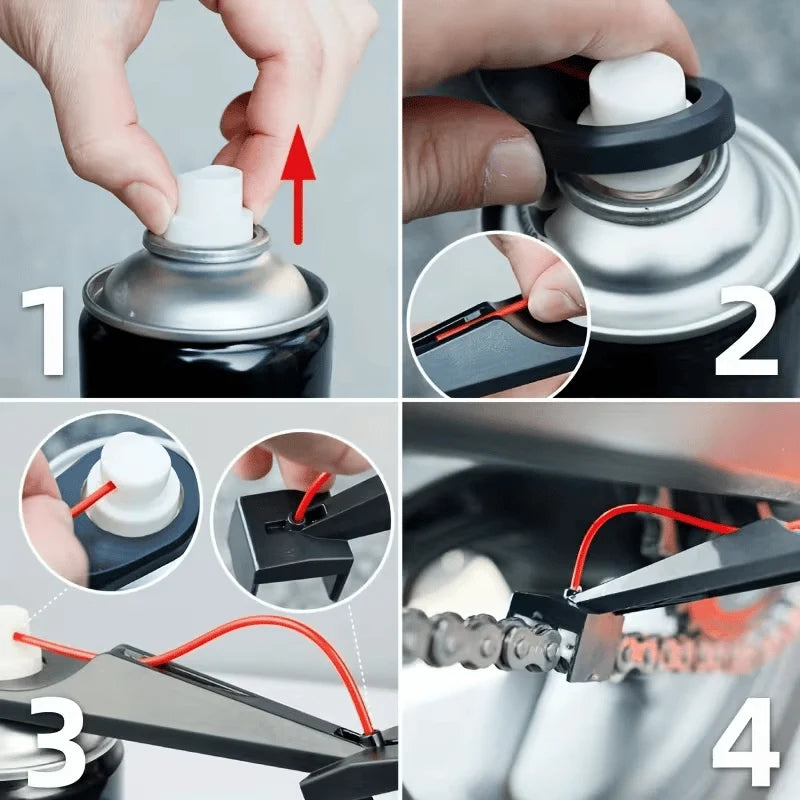 ChainVanta – 2-In-1 Motorcycle Chain Lubrication Tool
