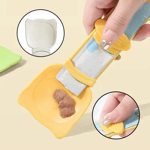KittyLick – Mess-Free Cat Treat Squeeze Spoon