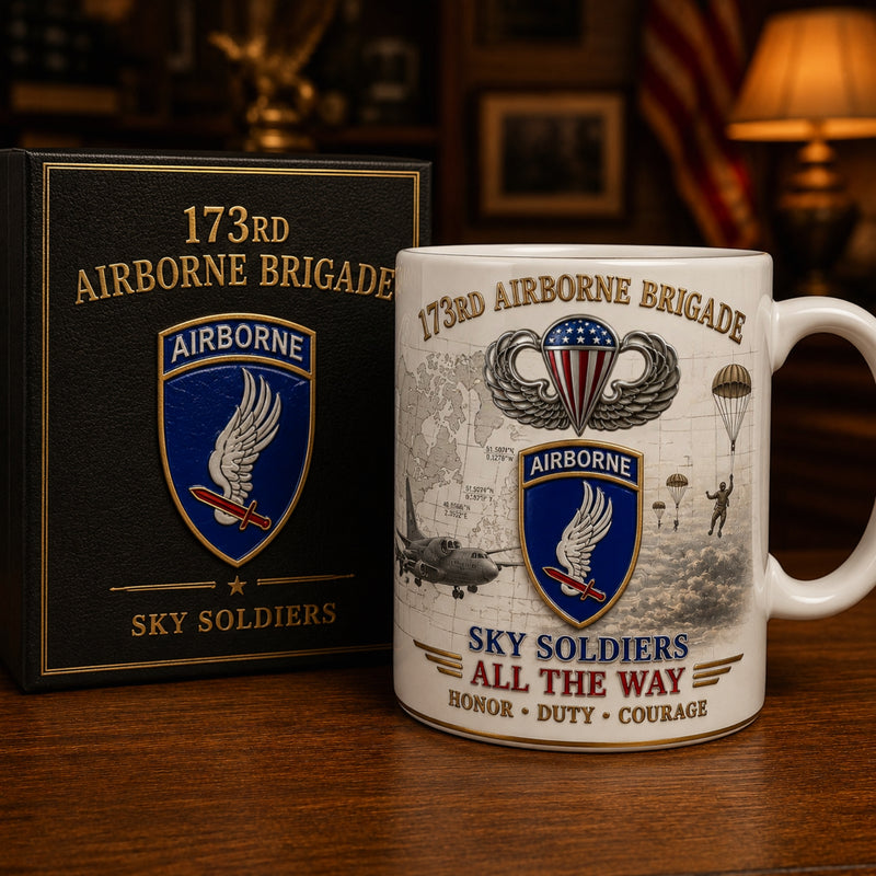 SkyWarrior – U.S. Army Paratrooper Tribute Mug