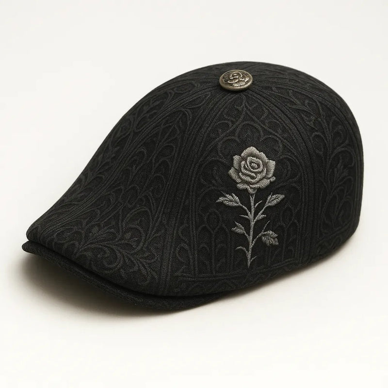 NobleThorn – Heritage Skull Flat Cap
