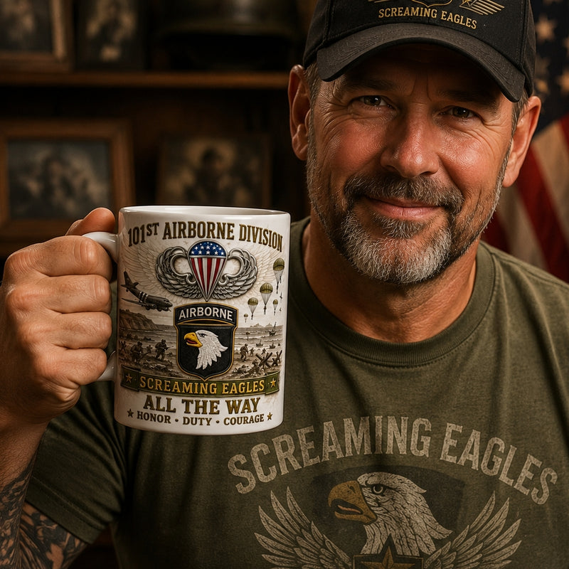 SkyWarrior – U.S. Army Paratrooper Tribute Mug