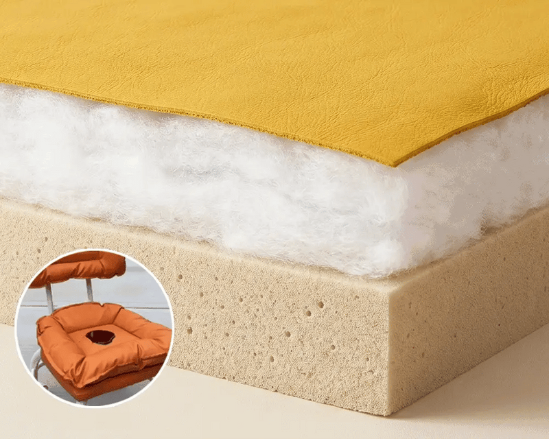 GlideEase – Ergonomic Rolling Work Seat