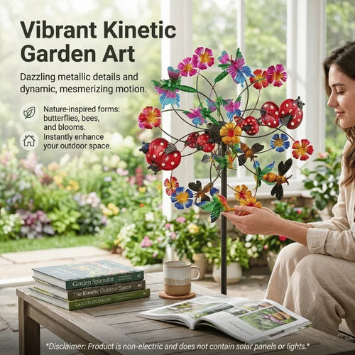 TwinkleBloom – Solar Flower Garden Décor