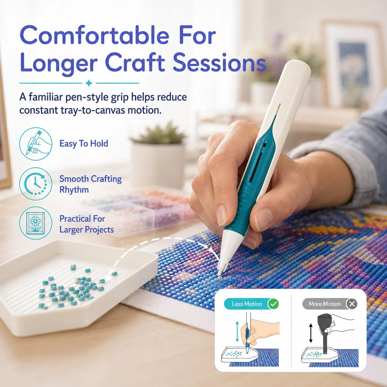 DiamondGlide – Precision Crafting Dispenser Pen