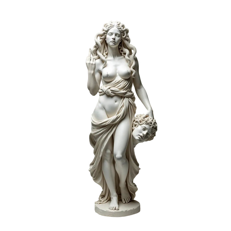 DivineGaze – Bold Medusa Art Décor Figure
