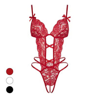 LaceVienne – Wireless Hollow-Lace Lingerie