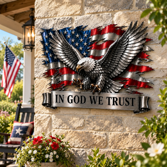 EagleHonor – In God We Trust American Wall Art