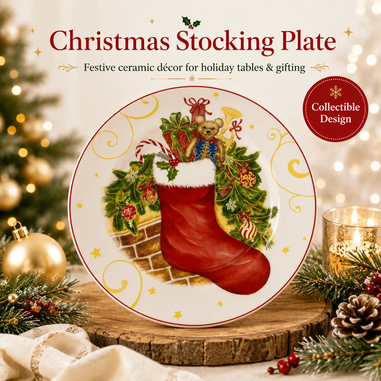 MerryTable – Festive Christmas Plate Collection