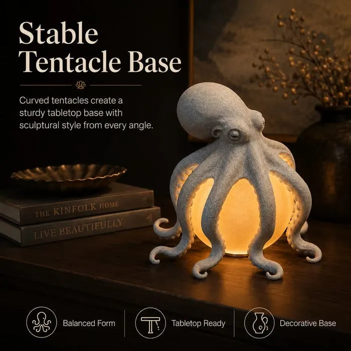 OceanAura – Coastal Octopus Ambient Table Lamp