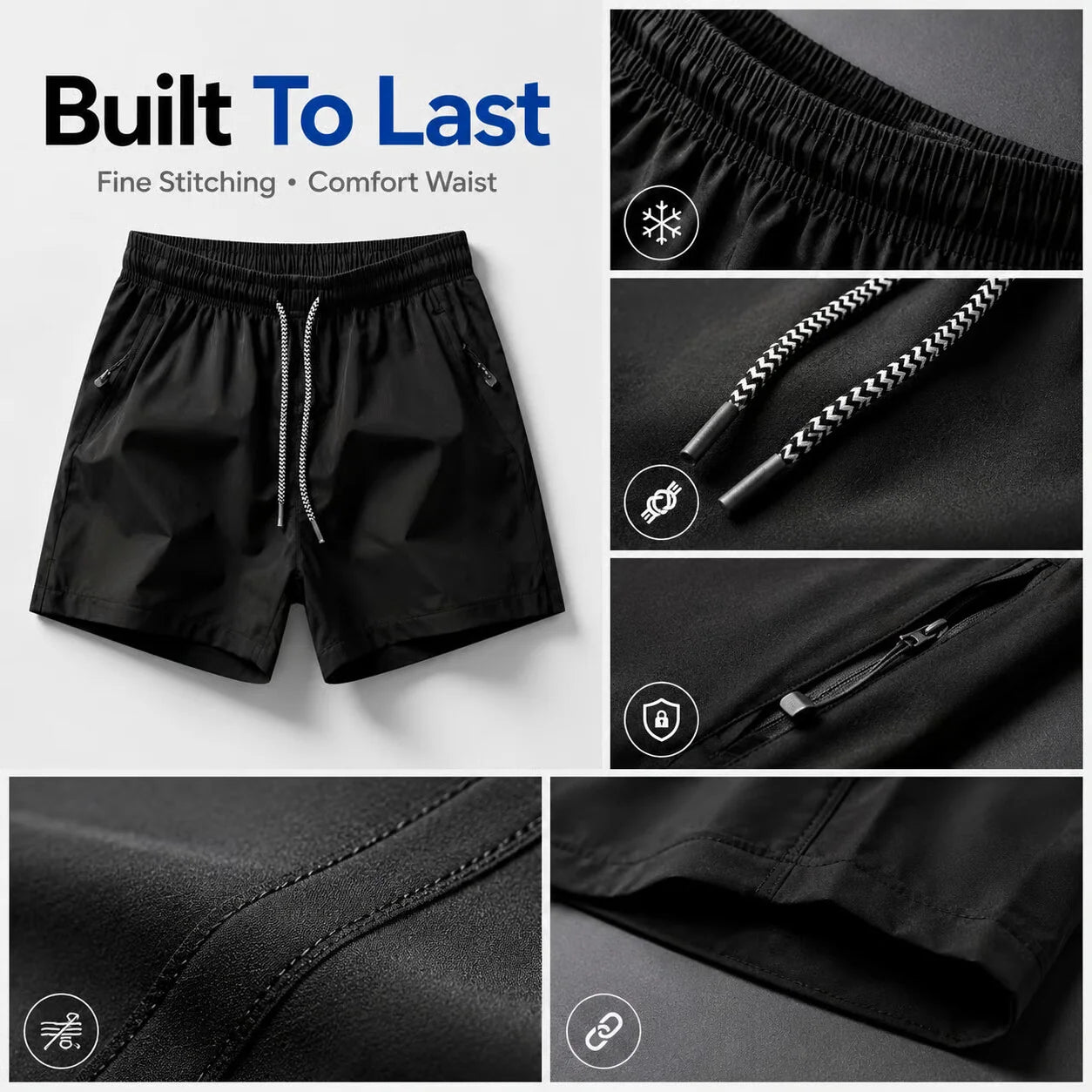 ActiveCore – Premium Quick-Dry Athletic Gym Shorts