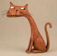 WhimsyTales – Vintage Cat & Mouse Figurine