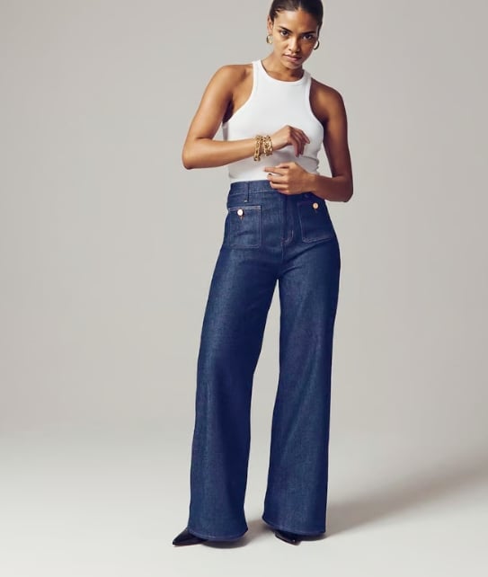 🔥Tummy Control Sailor Wide Leg Trouser