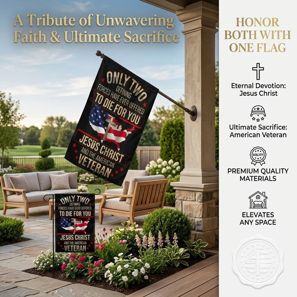 HonorWave – Premium Veteran Tribute Garden Flag