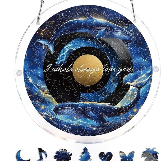 EmeraldFlame – Acrylic 80 Pcs Suncatcher Puzzle