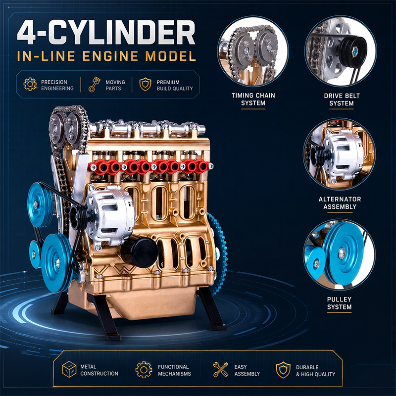 EngineCraft – Miniature V8 Engine Display Model