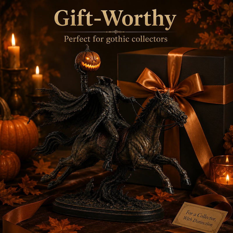 MidnightChase – Headless Horseman Halloween Statue