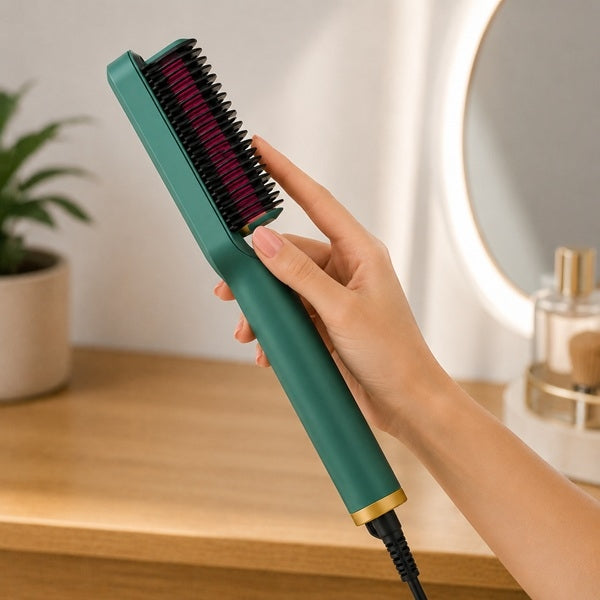 HairEase – Anti-Frizz Ceramic Hair Straightener