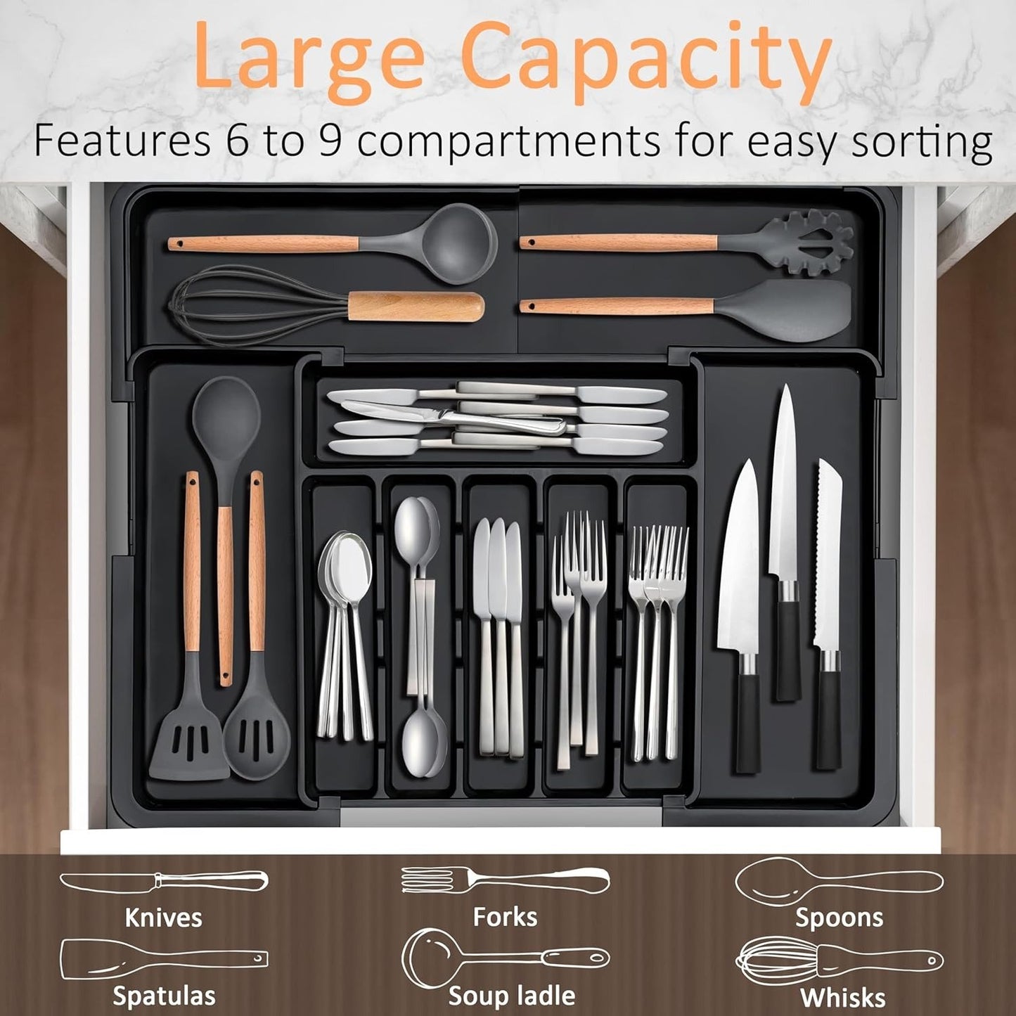 DrawerMax – Adjustable Storage Tray