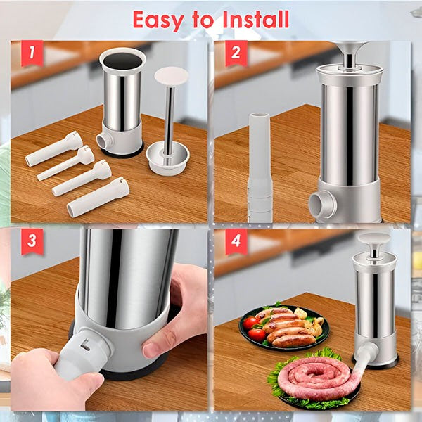 StuffMaster – Premium Homemade Sausage Stuffer Kit
