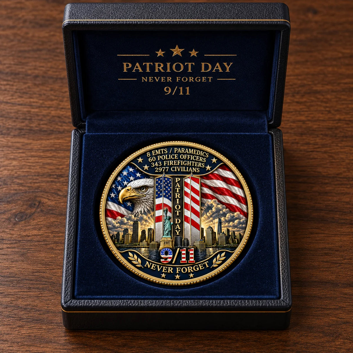SacredLegacy – 9/11 Commemorative Challenge Coin
