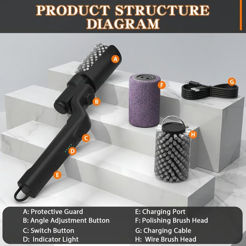 SparkScrub - Motorized Grill & Oven Cleaner