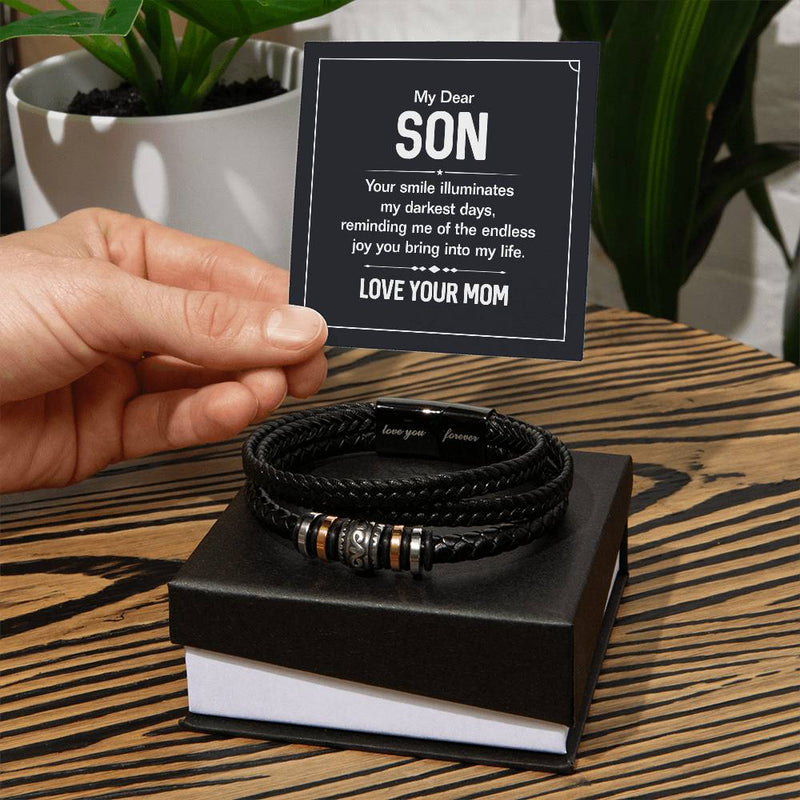 ForeverBond – Love You Forever Leather Bracelet