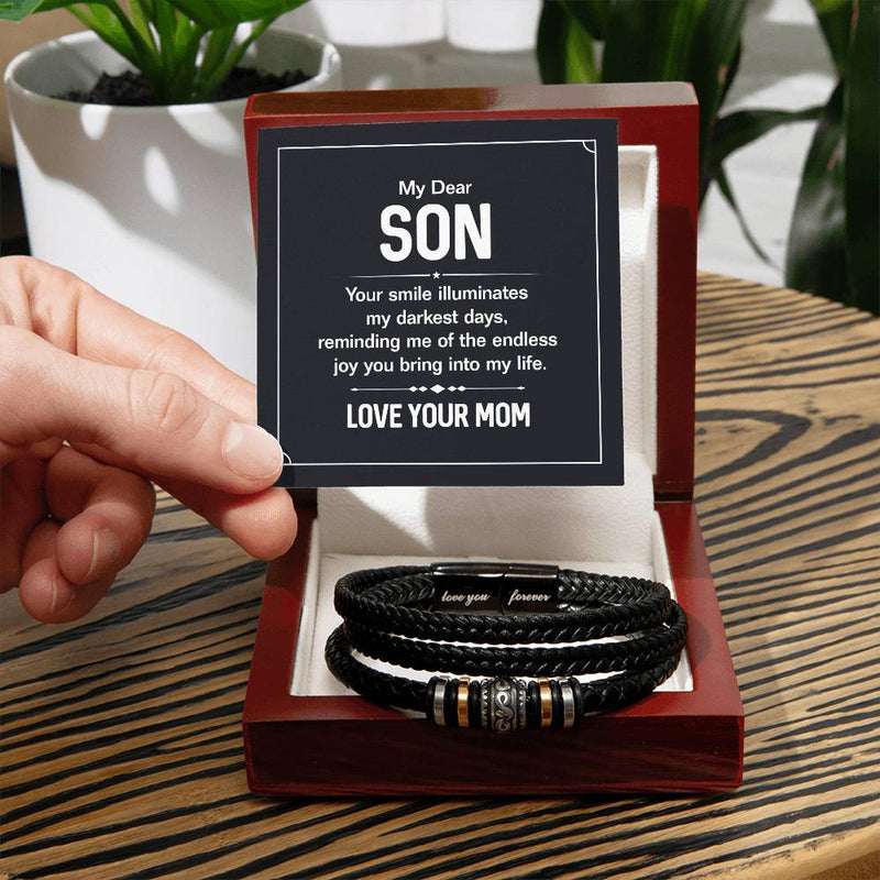 ForeverBond – Love You Forever Leather Bracelet