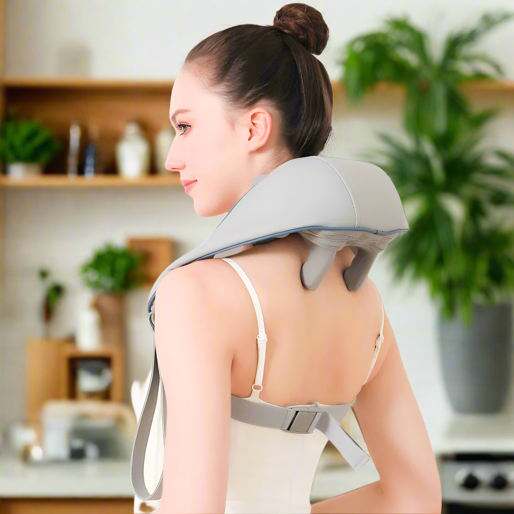 Electric massager for neck pain relief at home