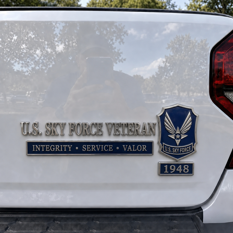 HonorDrive – U.S. Military Veteran Car Emblem