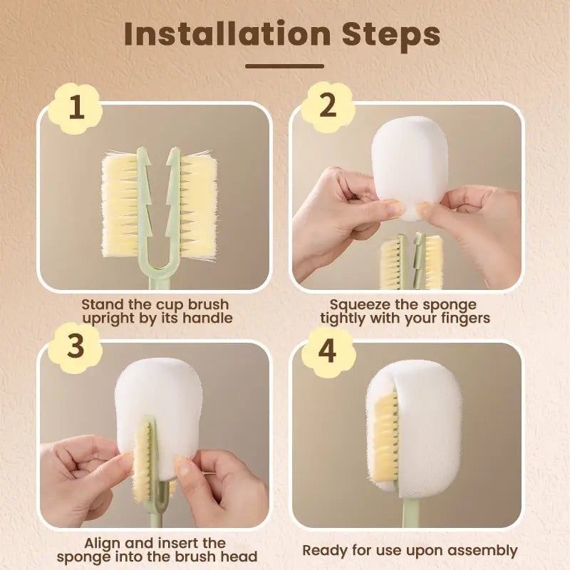 5-in-1 Bottle Cleaning Brush