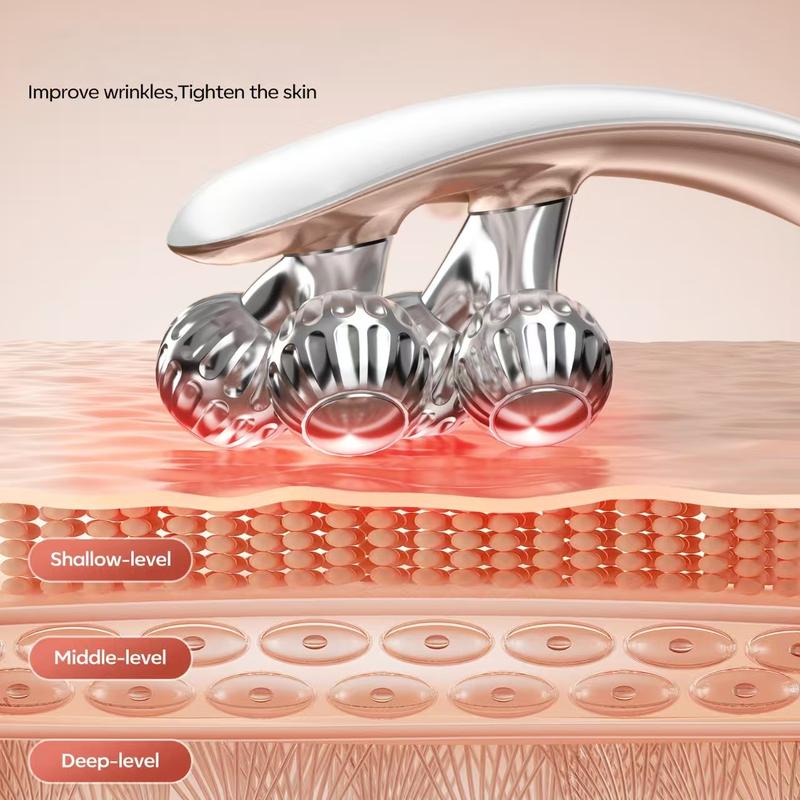✨Portable Rechargeable Wireless Facial Massager —Effectively reduces puffiness and improves blood circulation