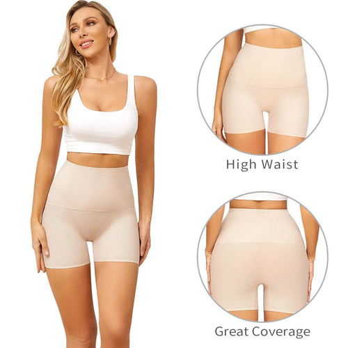 Women's High Waist Full Coverage Panties, Smooth Seamless Breathable Underwear