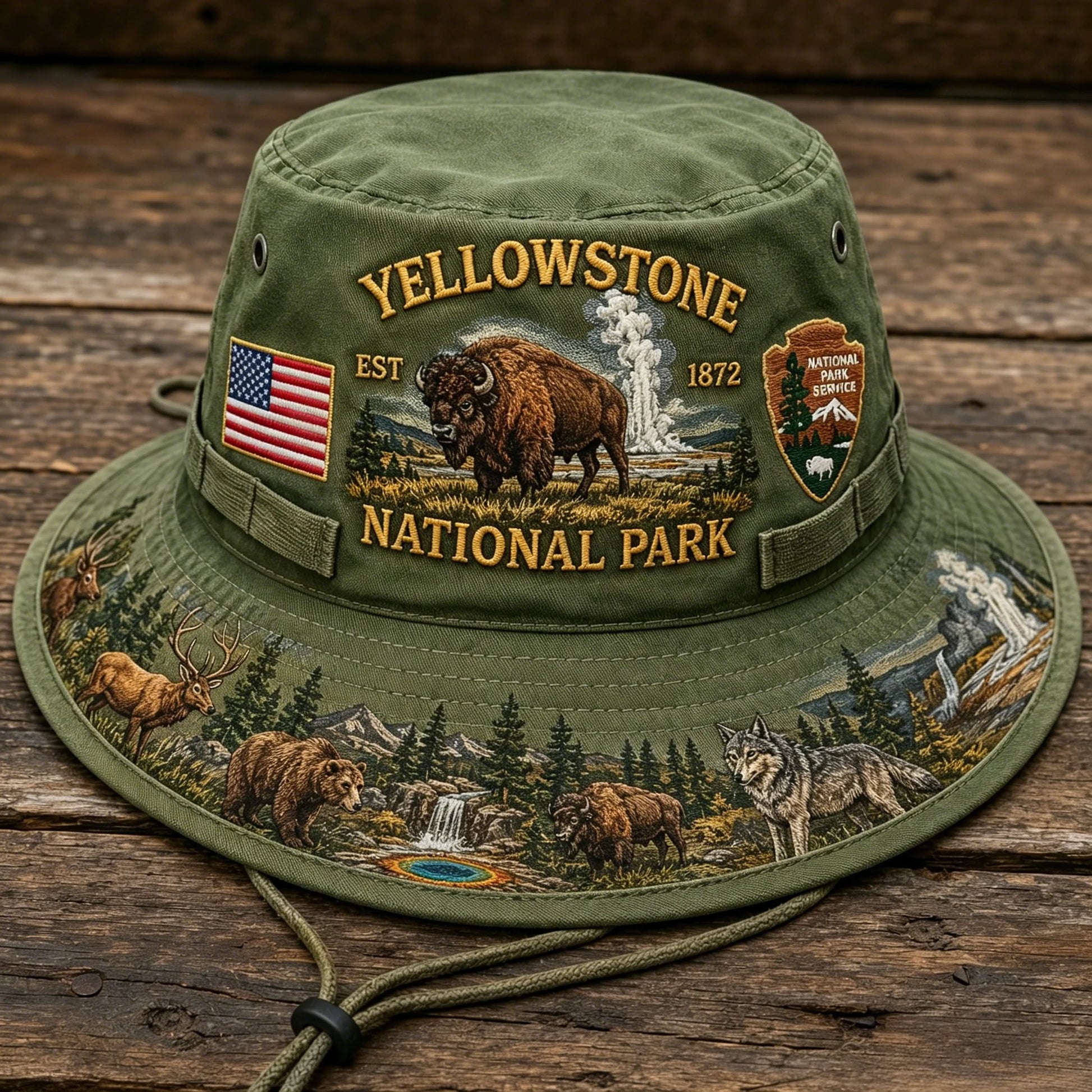 TrailGuard – Yellowstone Adventure Sun Protection Boonie Hat