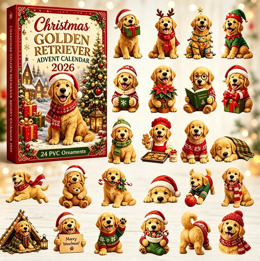 PawfectCountdown – Golden Retriever Mystery Advent Calendar