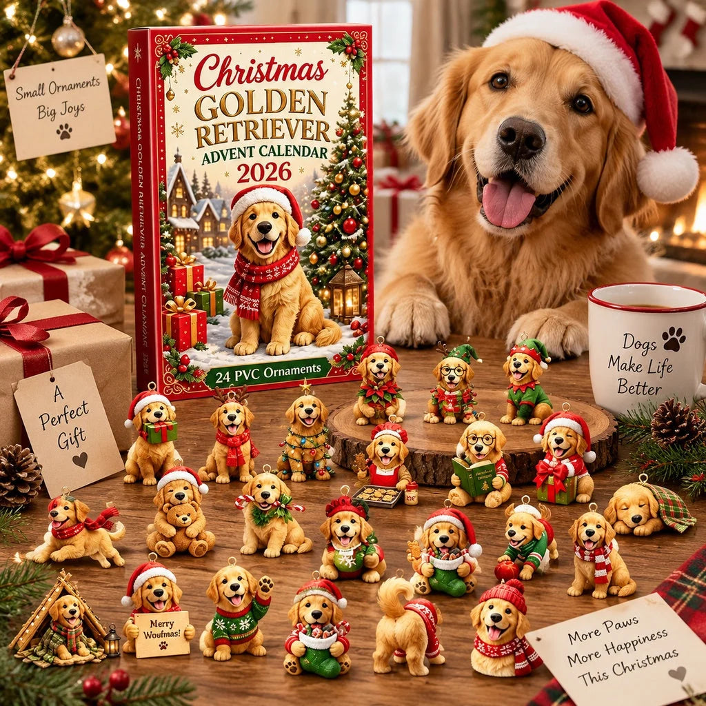 PawfectCountdown – Golden Retriever Mystery Advent Calendar
