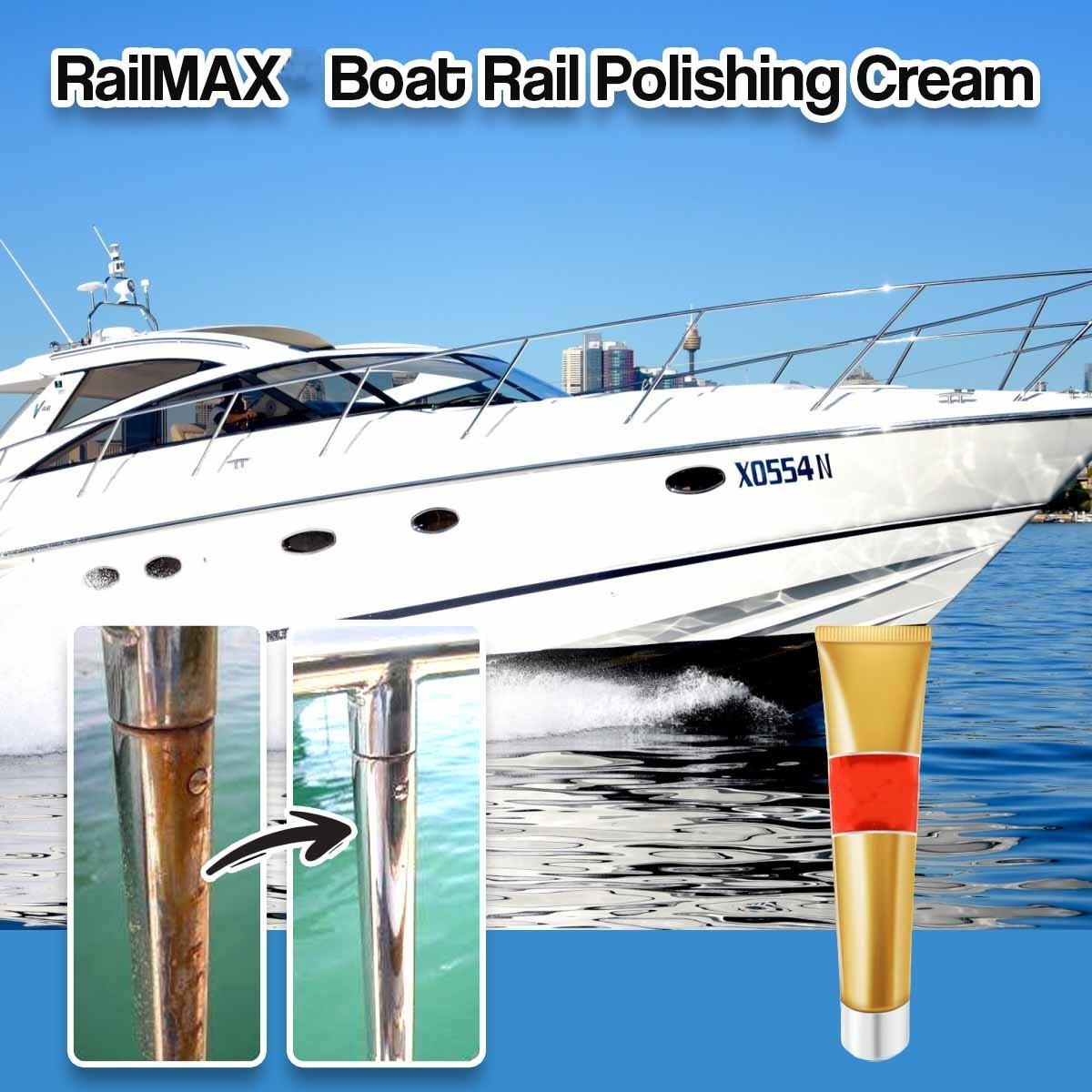 Boat Shine Rail Polishing Cream