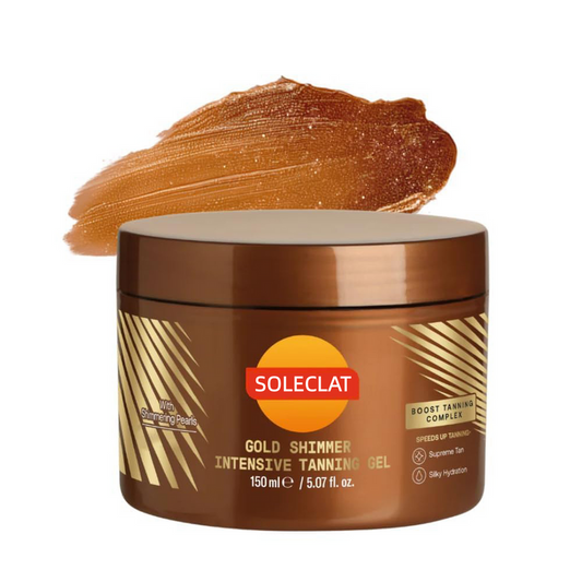GoldenAura – Radiant Tanning Shimmer Gel