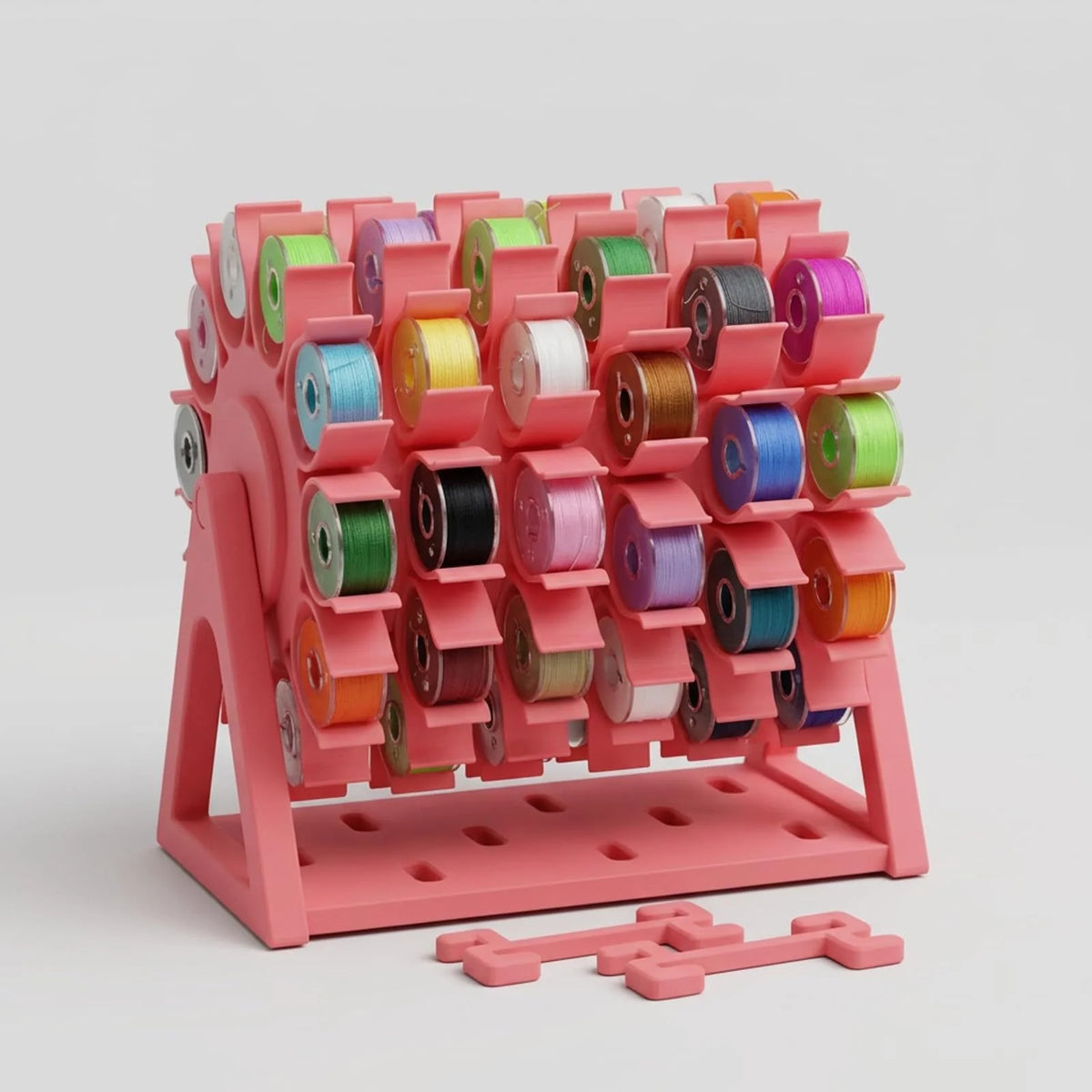ThreadEase – Rotating Bobbin Thread Organizer