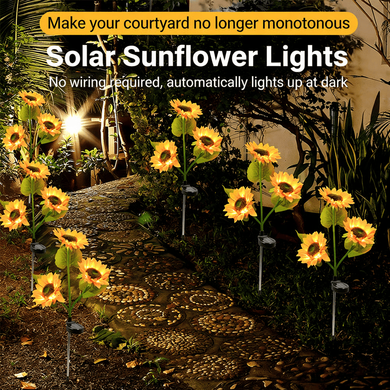 SunGarden – Solar-Powered Sunflower Lights