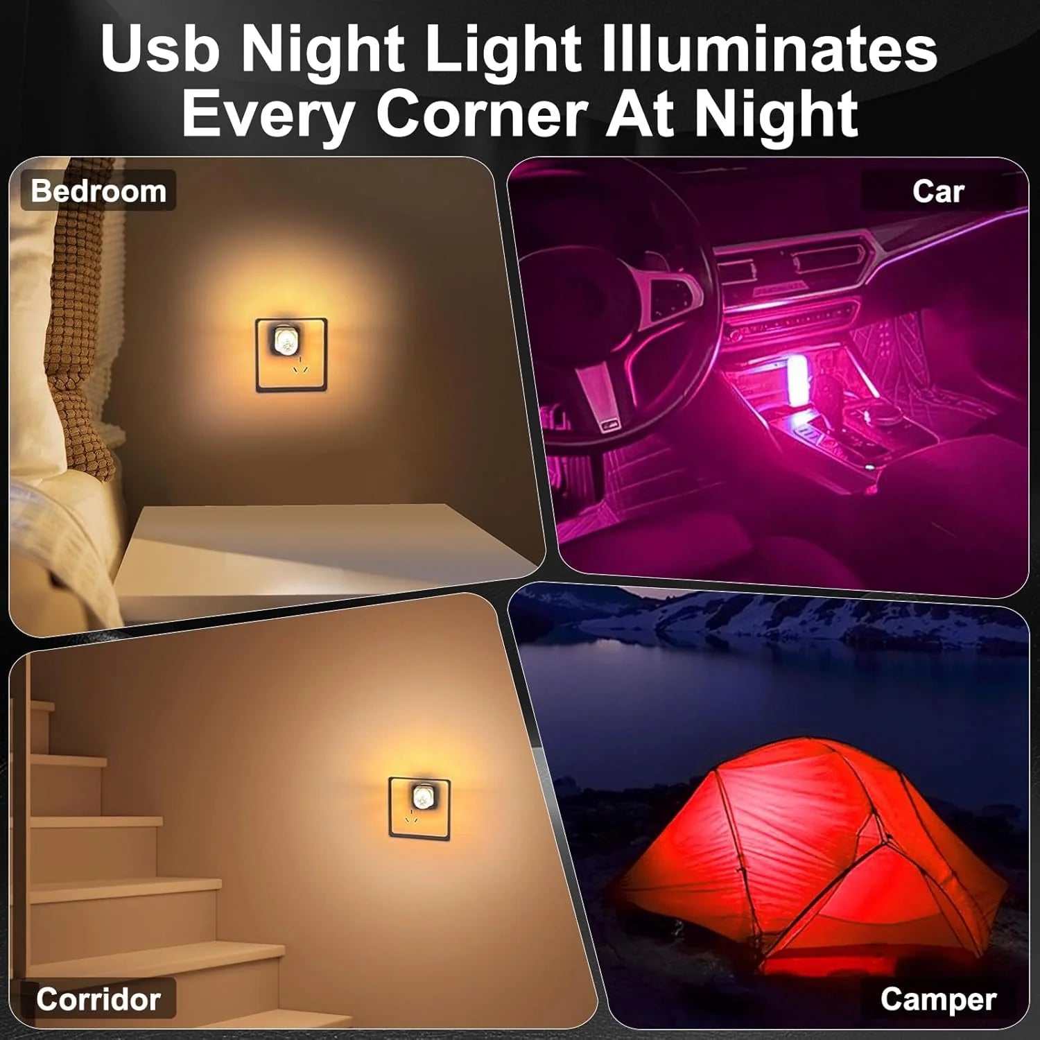 MoodBeam - Touch-Activated USB Light