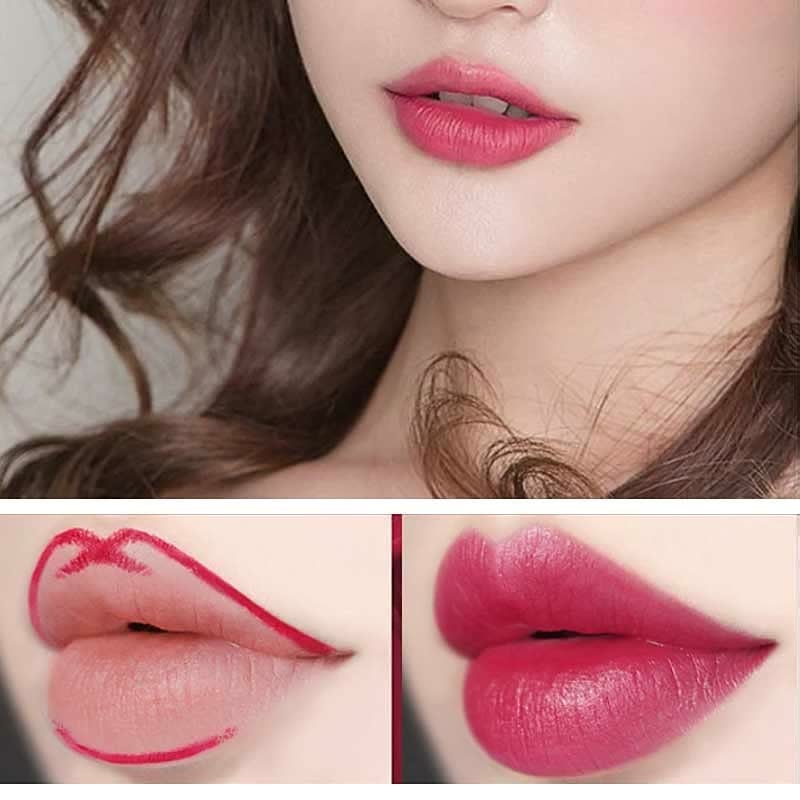 🔥Last Day 49% OFF-Double-ended Lipstick Automatic Lip Liner Matte Waterproof Non-fading Non-stick Lipstick
