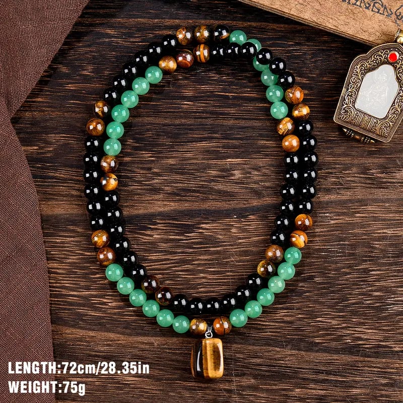 FortuneAura – Green Aventurine Prosperity Pendant