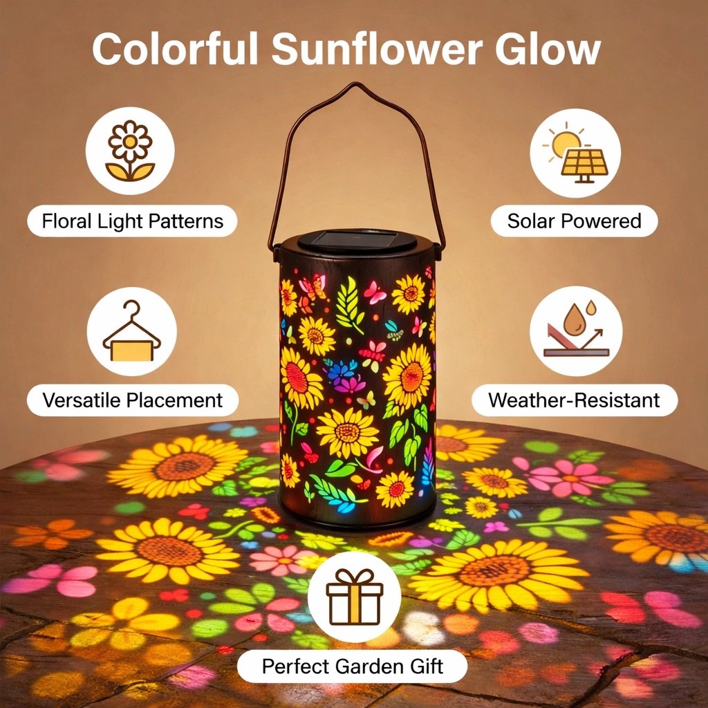 BloomLight – Solar-Powered Outdoor Lantern