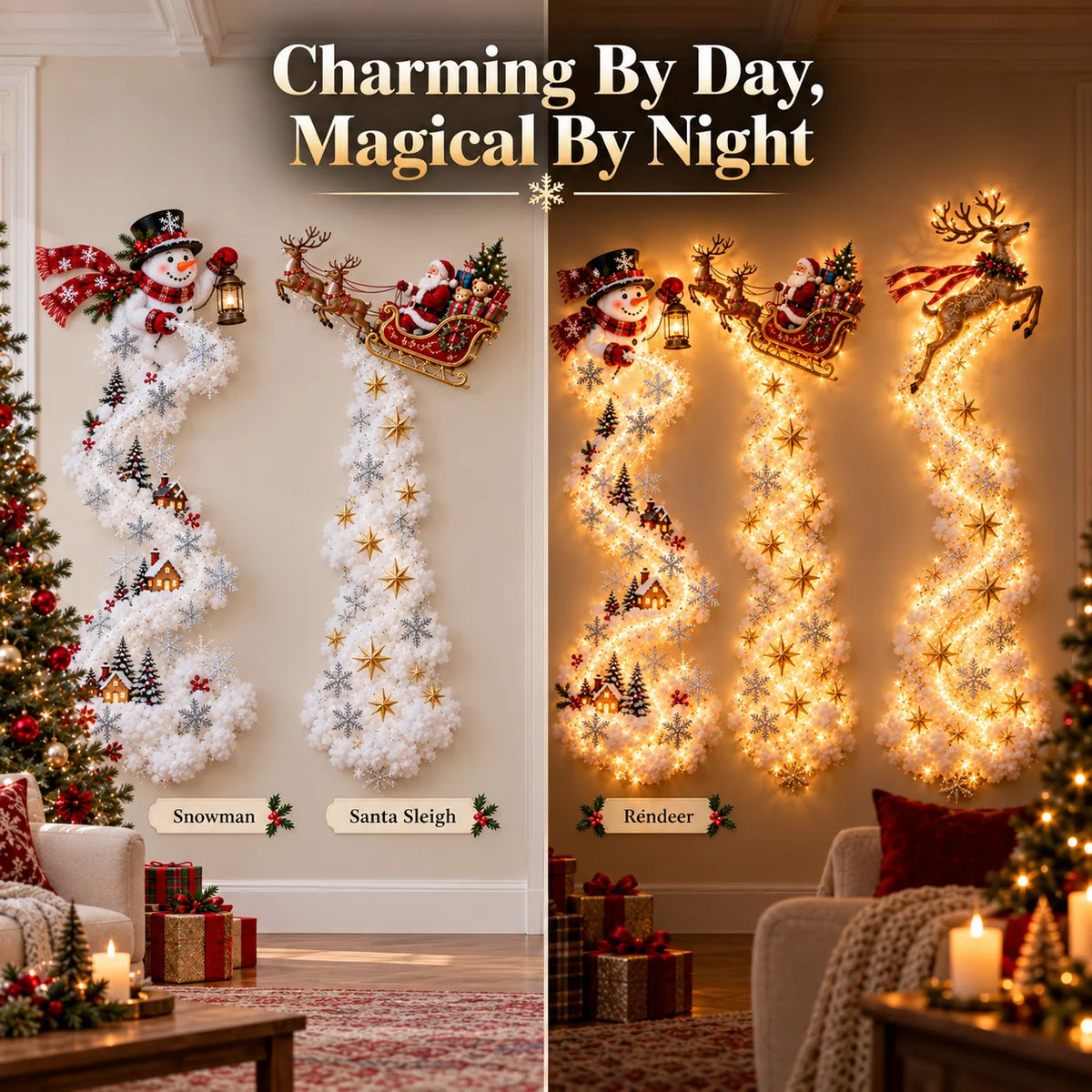 GlowHaven – Christmas Magic Trail Wall Light