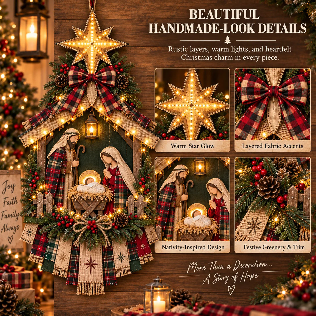 BethlehemBloom – DIY Nativity Christmas Display Kit