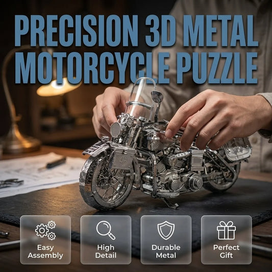 MotoCraft – 3D Metal Motorcycle Assembly Puzzle