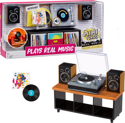 📀Mini Playable Record Player Set