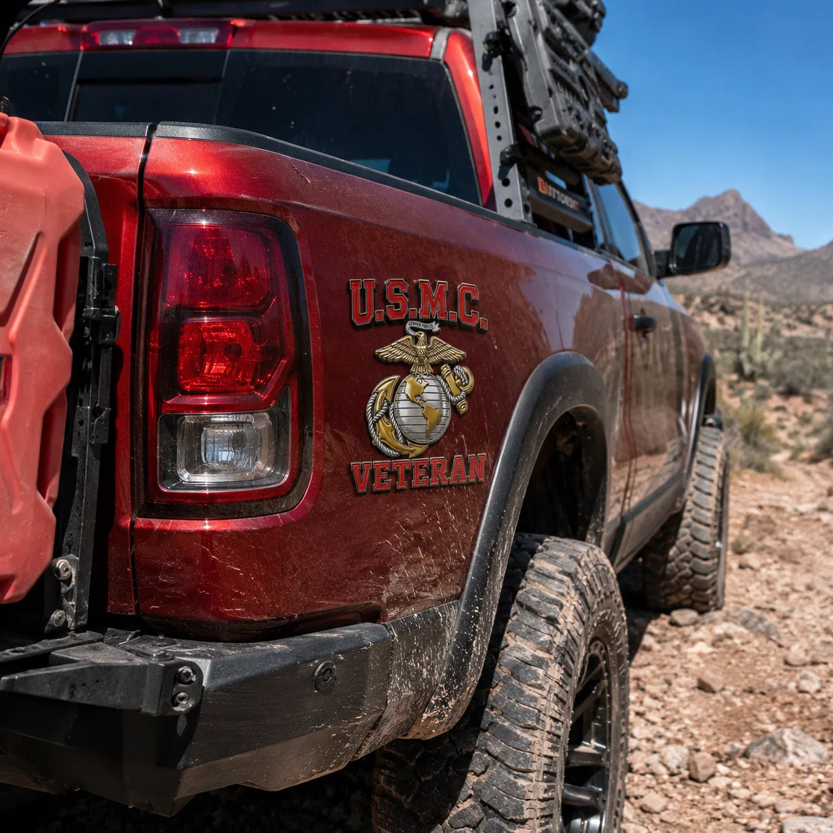 PatriotShield – Premium Marine Veteran Car Emblem