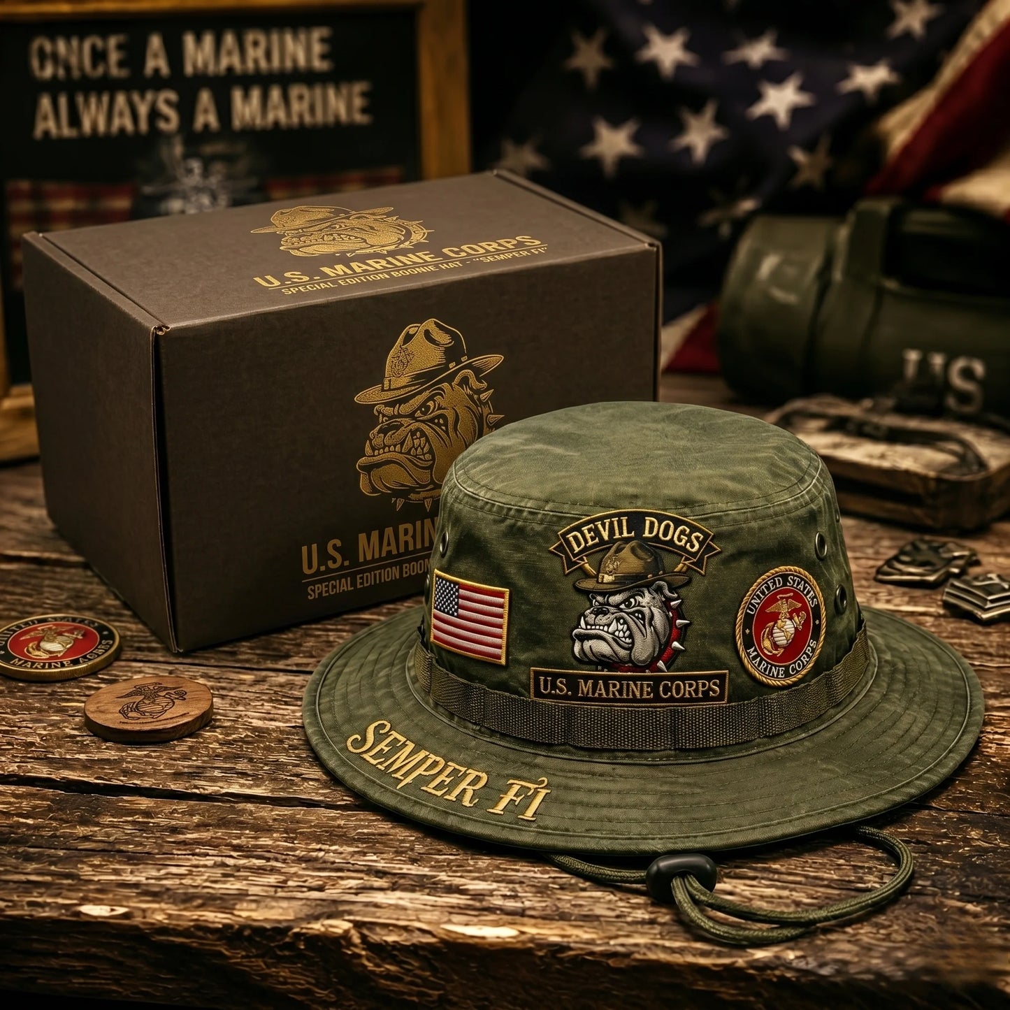 PatriotWear – Outdoor Military Tribute Boonie Hat