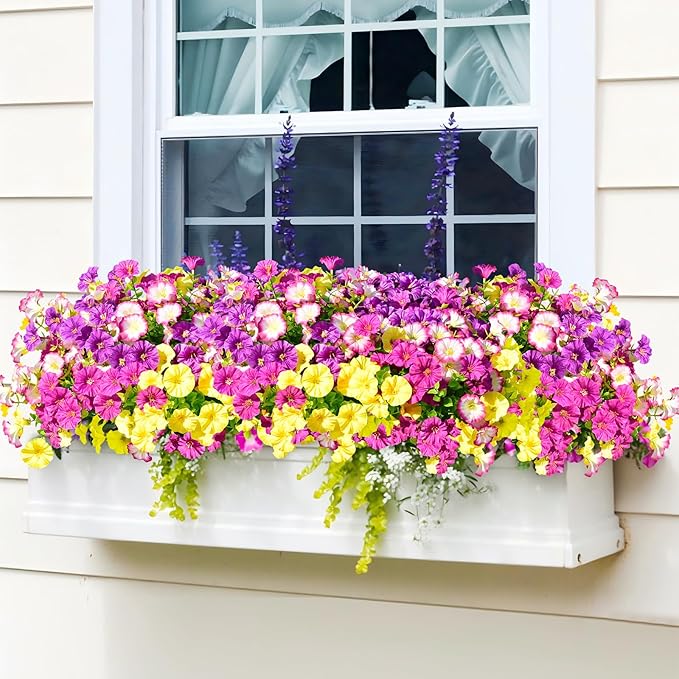 BloomHaven – Vibrant Morning Glory Garden Décor